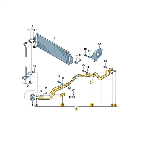 Original öldruckleitung - original,